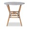 Baxton Studio Tavor Classic French Black and White Weaving and Natural Brown Rattan Dining Table 210-12699 - alternate 9